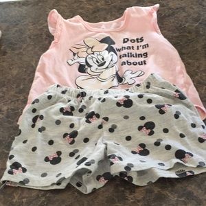 Girls short and shirt outfit